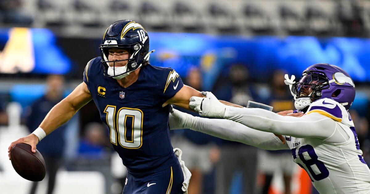 The Vikings Collapse as Herbert and the Chargers  Bounce Back – Week 8 – MIN vs LAC