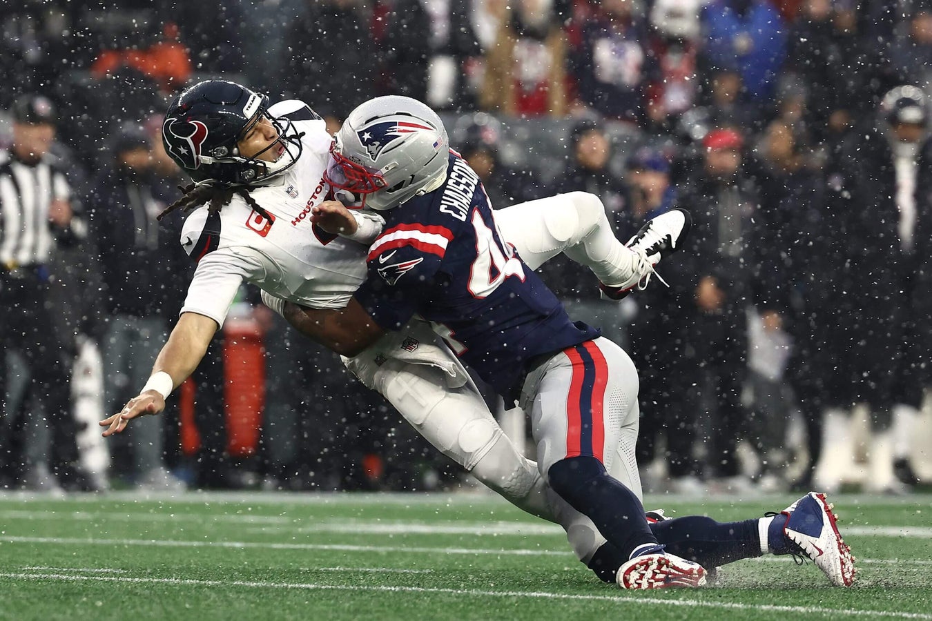 Stroud Melts Down in New England Snow – Divisional Round – NE vs HOU